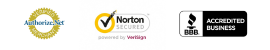 Authorize.Net · Norton Secured · BBB Accredited